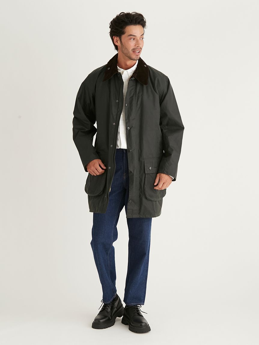 BORDER / ボーダー】ワックス コットン コート（レギュラーフィット）(JACKETS&COAT)｜Barbour（バブアー）の通販サイト  【公式】