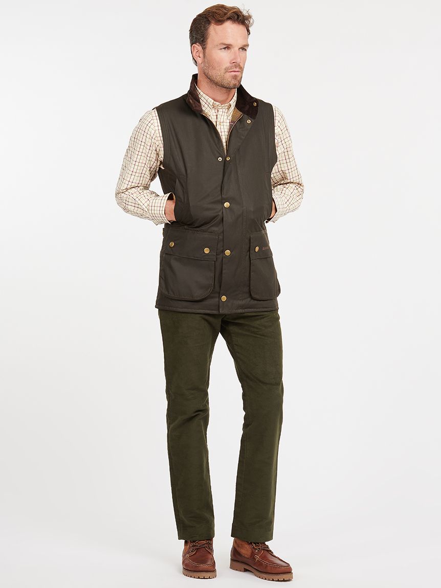 Westmorland ワックス コットン ベスト(JACKETS&COAT)｜Barbour