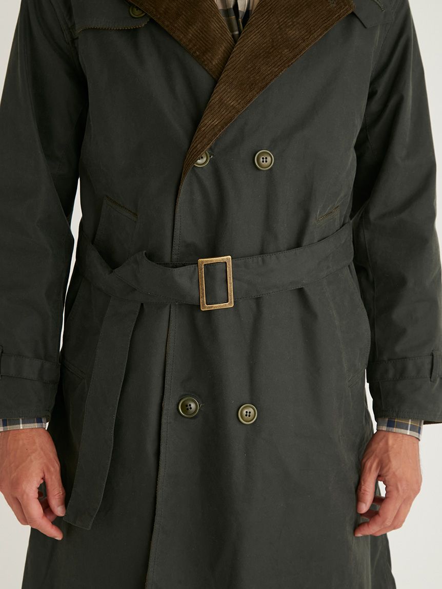 カラー…セージBarbour  Whitley Trench Coat Wax サイズ　36