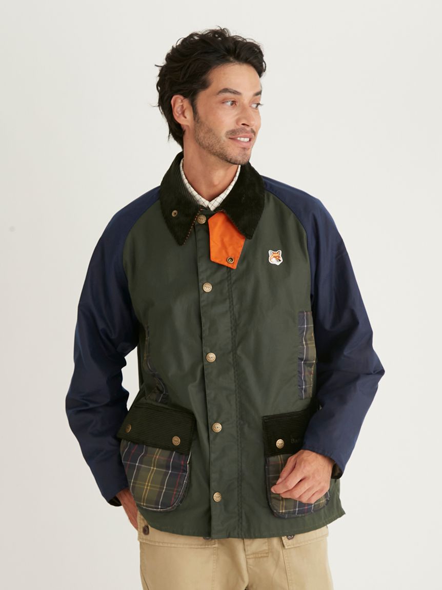 《Barbour × Maison Kitsuné》BEAUFORT / ビューフォート パッチ 