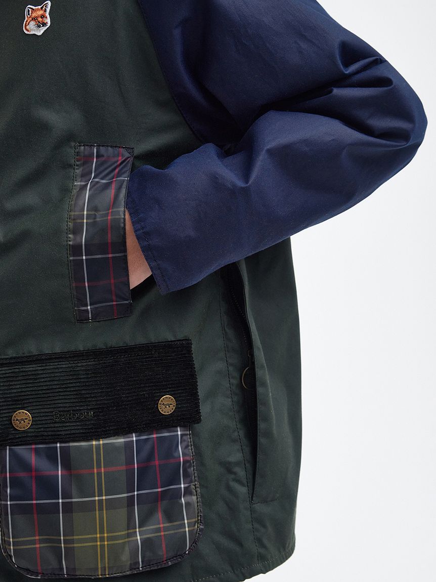 Barbour × Maison Kitsuné》BEAUFORT / ビューフォート パッチワーク 