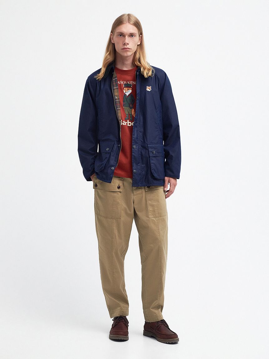 Tシャツ/カットソー(半袖/袖なし)Barbour X Maison Kitsuné フォックス ビューフォート