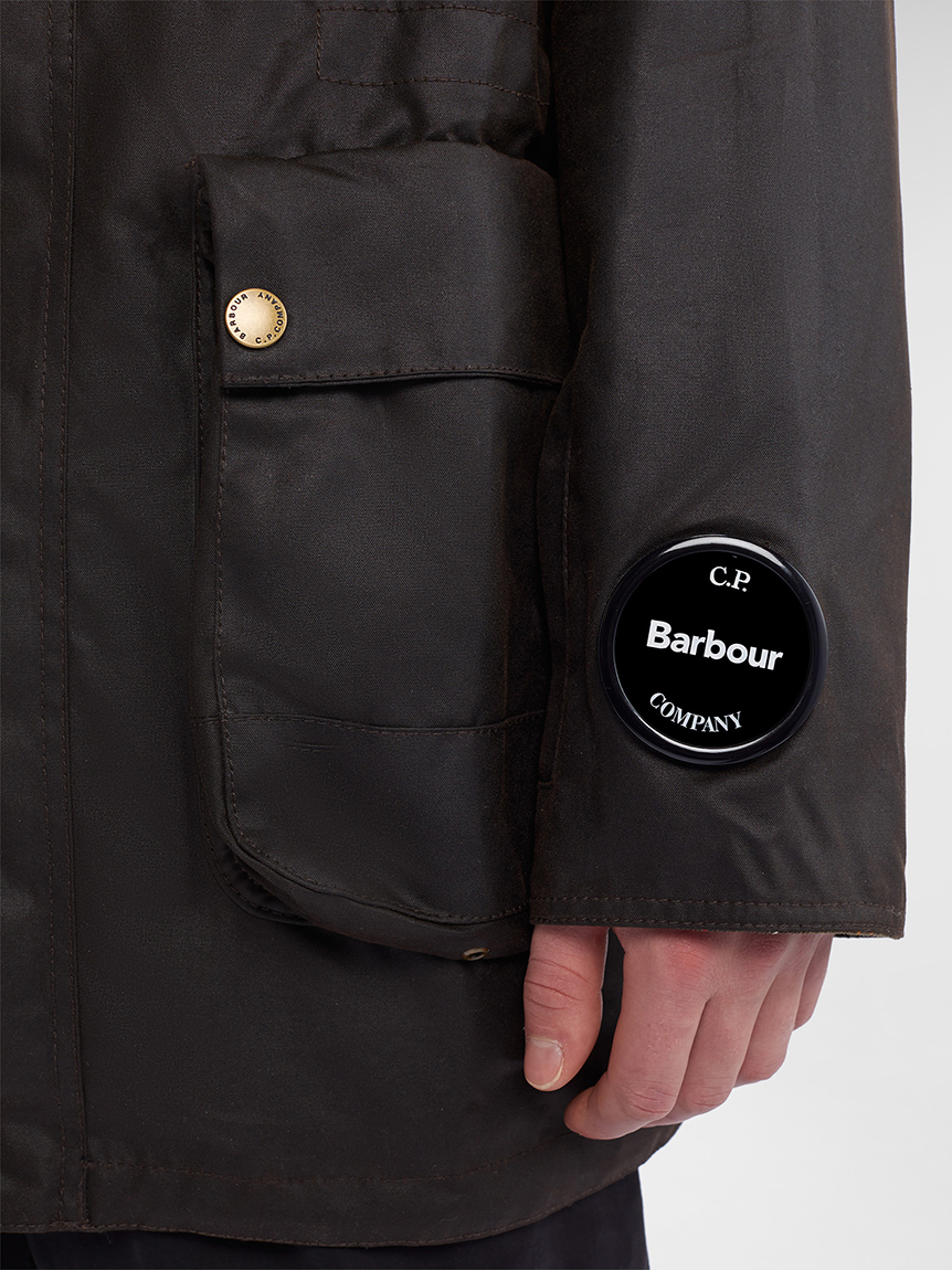 Barbour × C.P. Company》TC Explorer ワックス ジャケット 