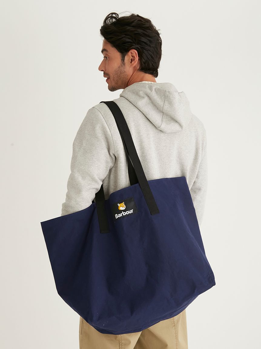 Barbour × Maison Kitsuné》リバーシブル トートバッグ(BAG)｜Barbour