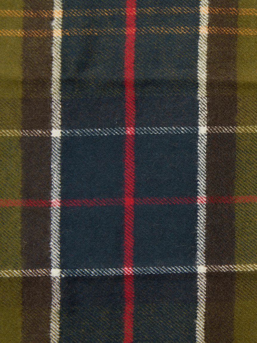 BARBOUR バブアー カシミヤ タータンチェック マフラー DNVY ウール / カシミヤ タータンチェック マフラー｜マフラー＆手袋