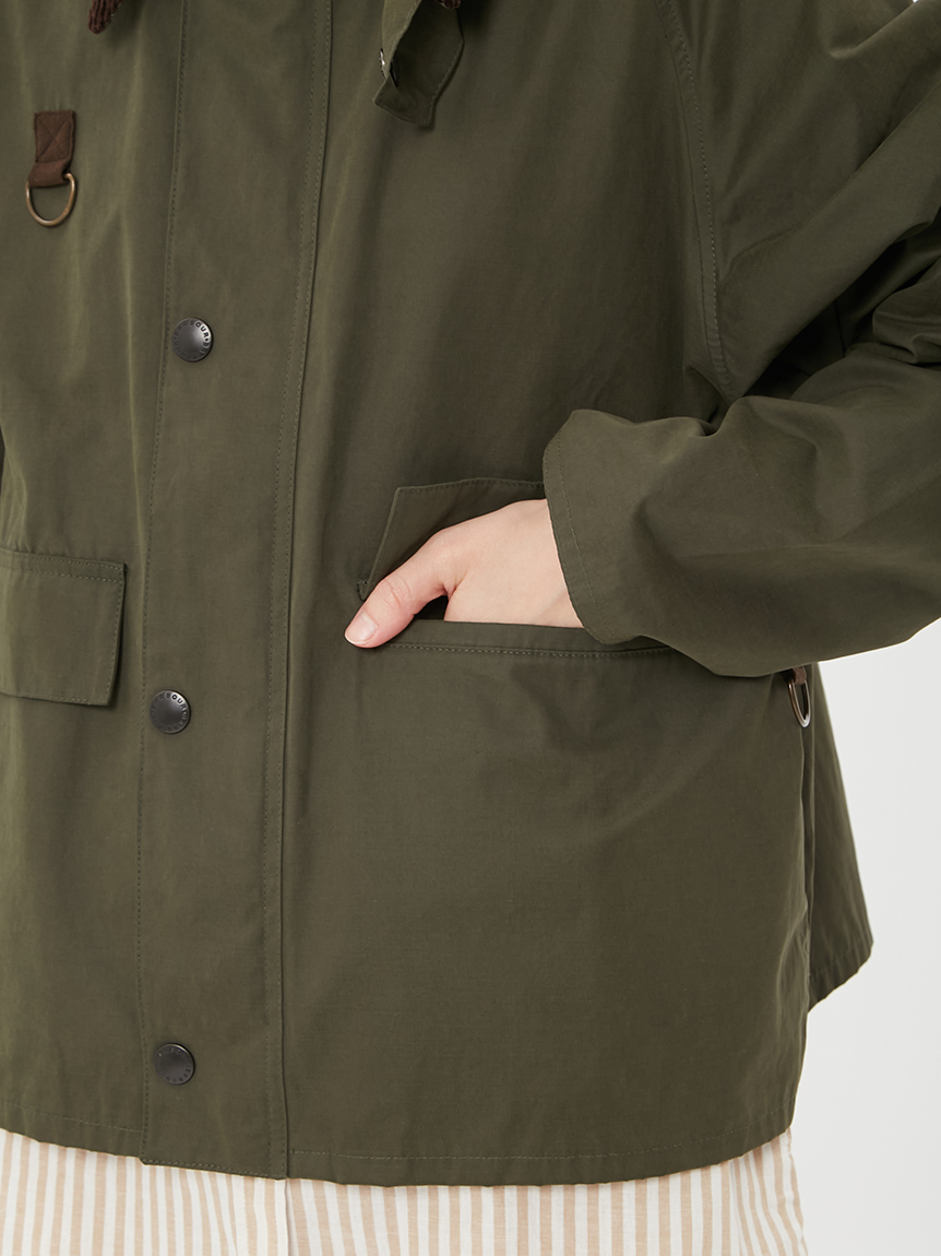 SPEY / スペイ】ピーチスキン コットン ショートレングスブルゾン（オーバーサイズフィット）(ノンワックスジャケット)｜JACKETS&COAT｜ Barbour（バブアー）の通販サイト 【公式】