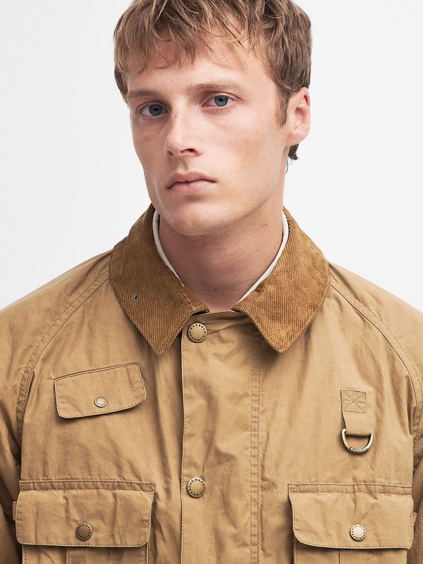 価格22000円 未使用 barbour  LTR0136 WH11 Barbour バブアー OS WAX BURGHLEY オーバーサイズ バーレー