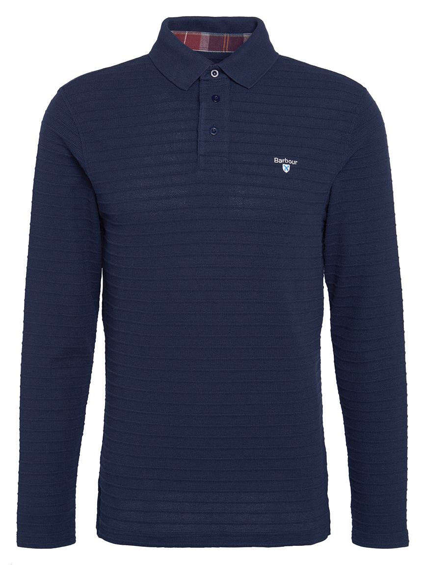 Cramlington ロングスリーブ ボーダー ポロシャツ｜トップス｜バブアー