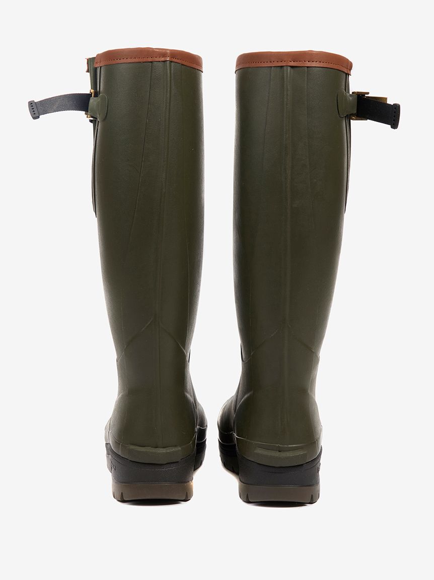 【 Barbour 】Tempest Boots レインブーツ UK 7 Tempest サイドストラップ レインブーツ（レディース