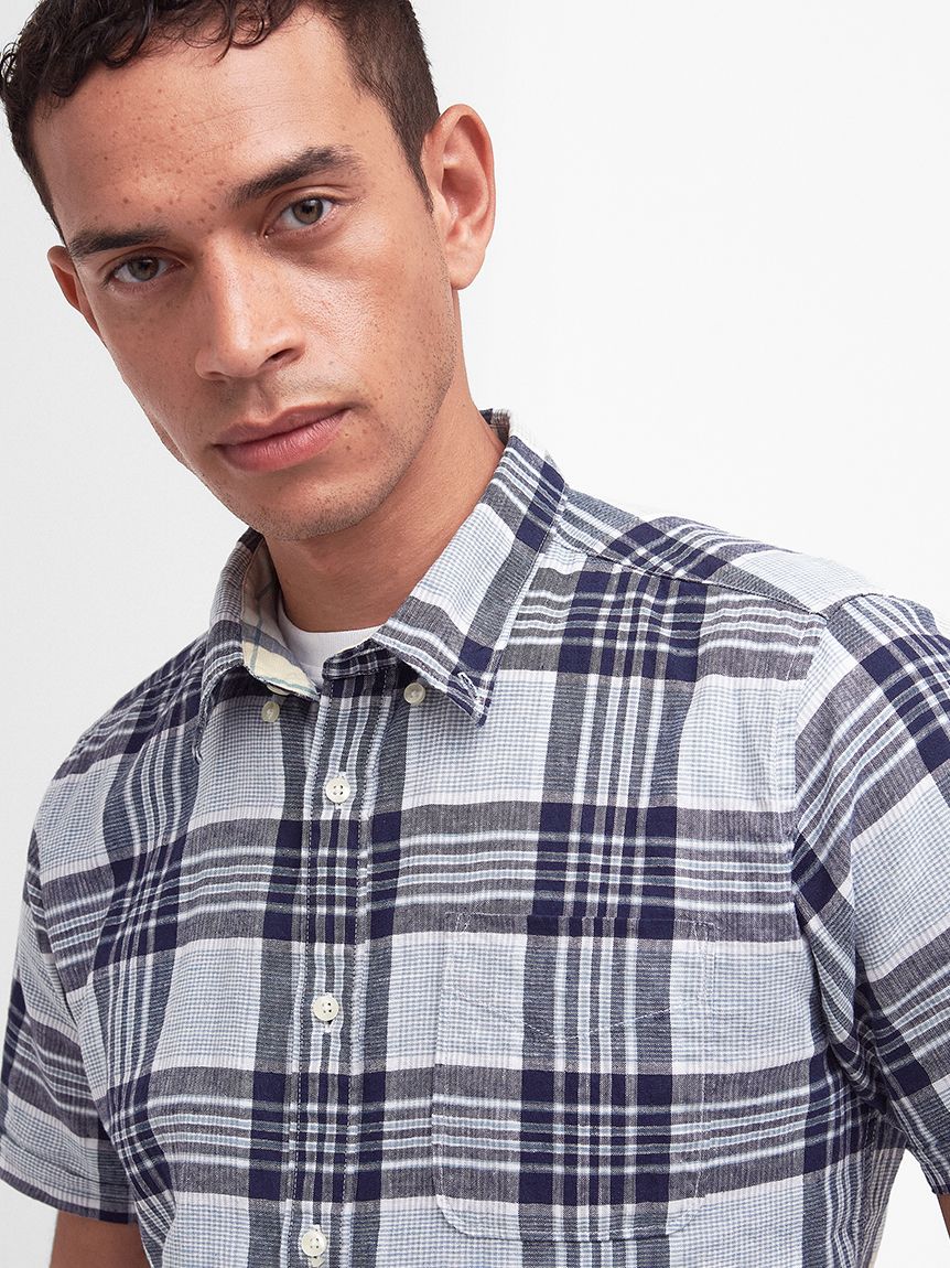 atlast&co. ブッチャープロダクツ 半袖チェックシャツ15ハーフ