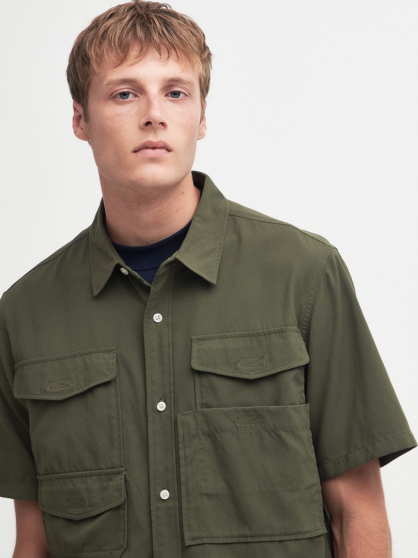 Heritage + / ヘリテージ プラス” Lisle ナイロン 半袖 サファリシャツ