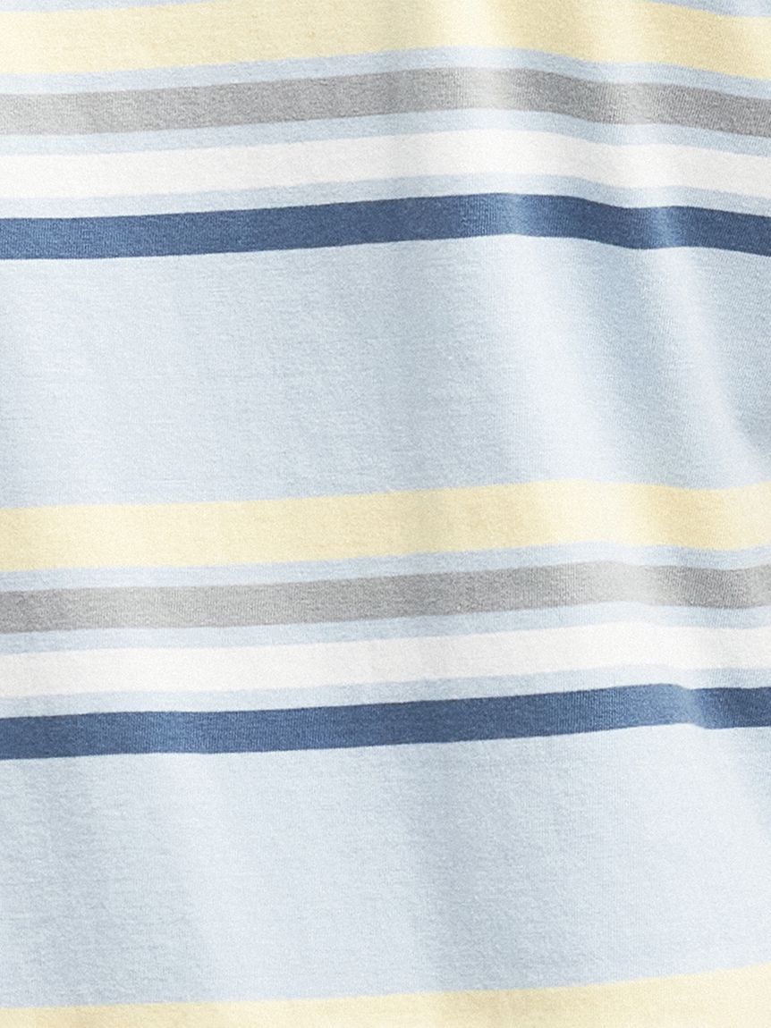 Hamstead マルチボーダー Tシャツ（テーラードフィット）｜T