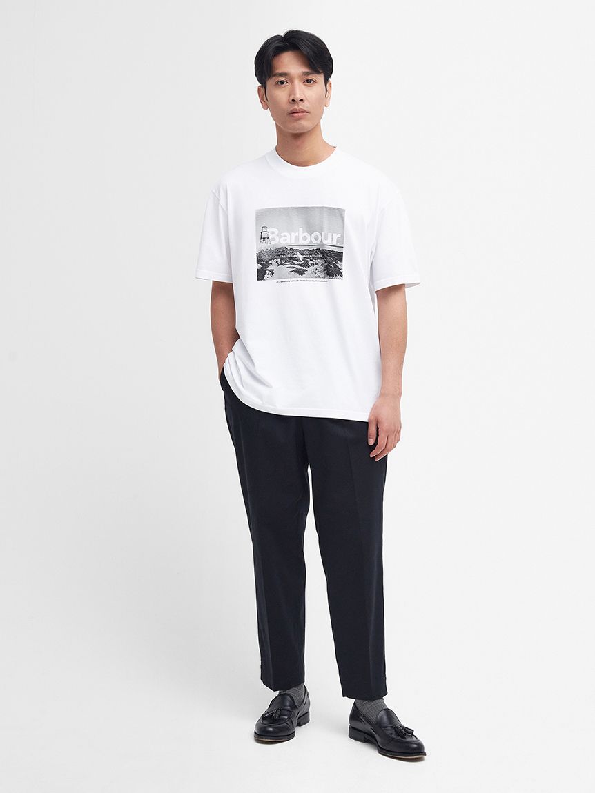 アーカイブ グラフィック リラックスフィット Tシャツ（Groyne）(TOPS)｜Barbour（バブアー）の通販サイト 【公式】