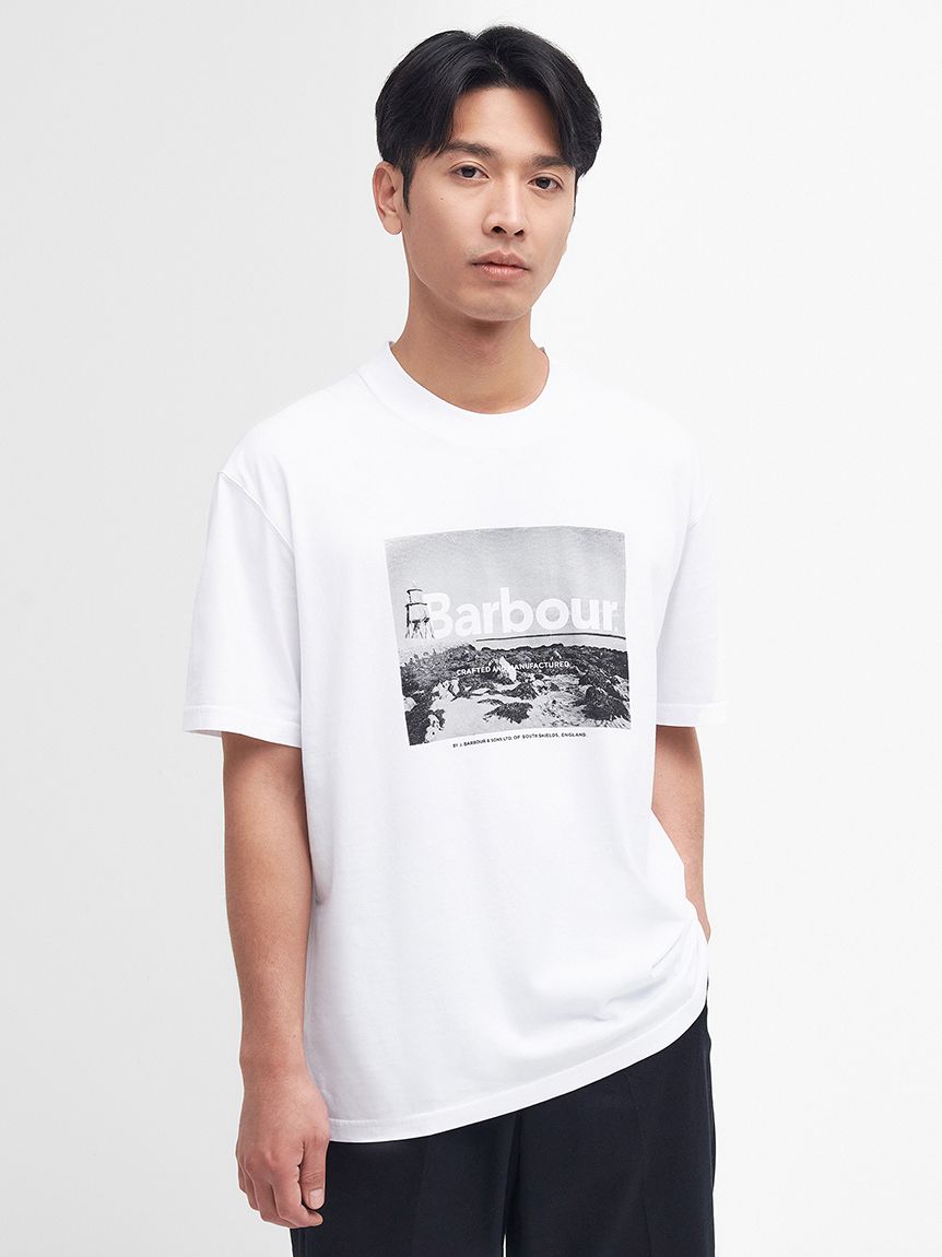 Mens barbour t shirt discount