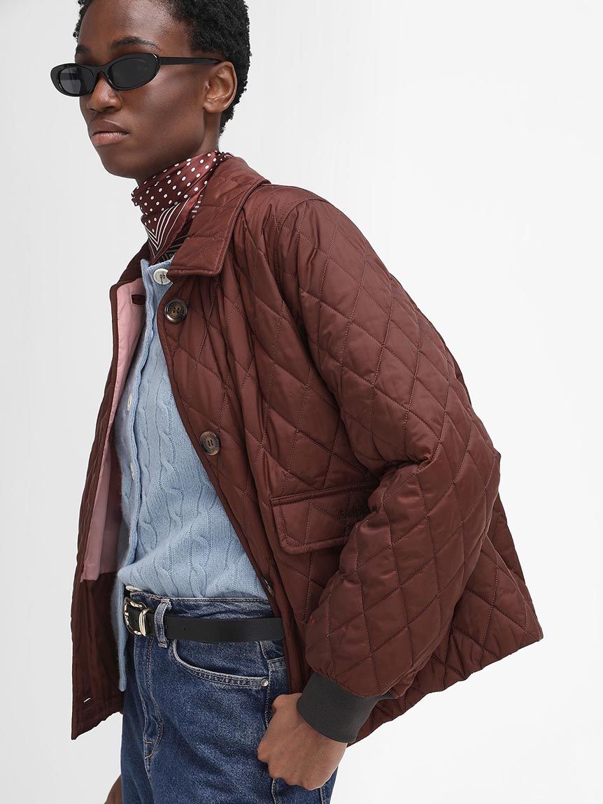 Barbour × Alexa Chung》Jamie キルティング ジャケット