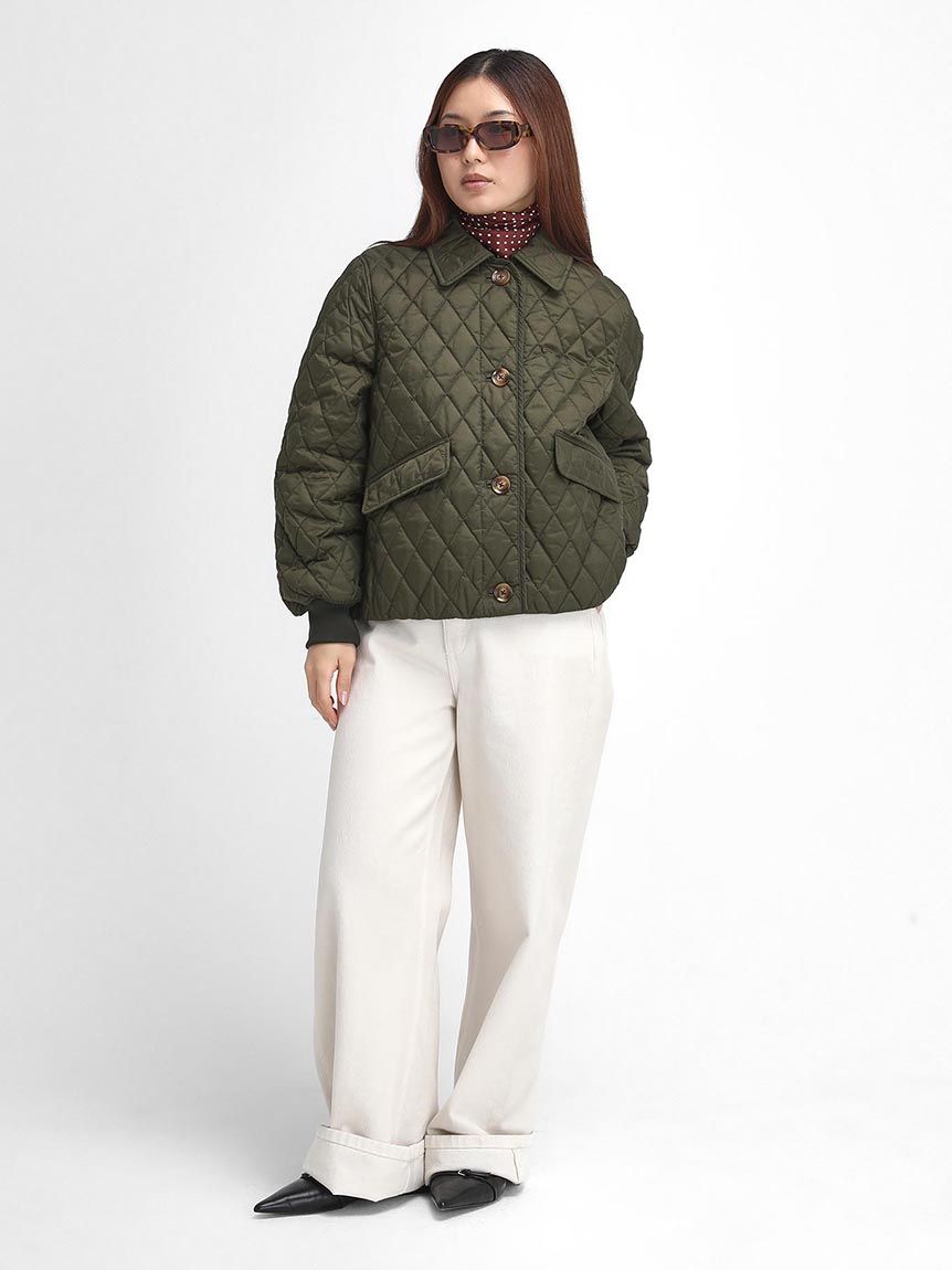Barbour × Alexa Chung》Jamie キルティング ジャケット