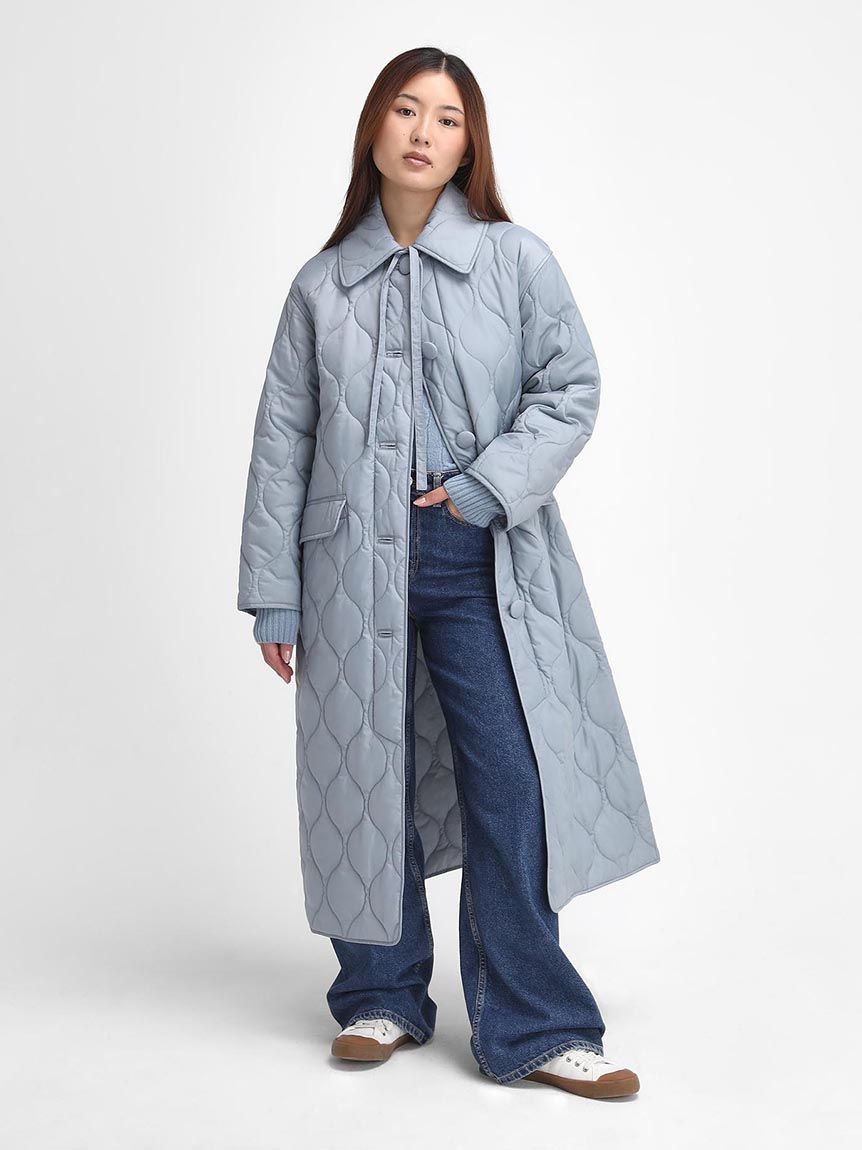 Barbour × Alexa Chung》Amy キルティング ロングコート(キルティングジャケット)｜JACKETS&COAT｜Barbour（ バブアー）の通販サイト 【公式】