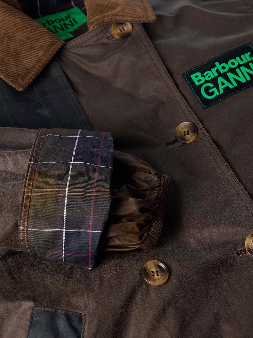 Barbour コート Barbour バブアー OS WAX BURGHLEY オーバーサイズ バーレー