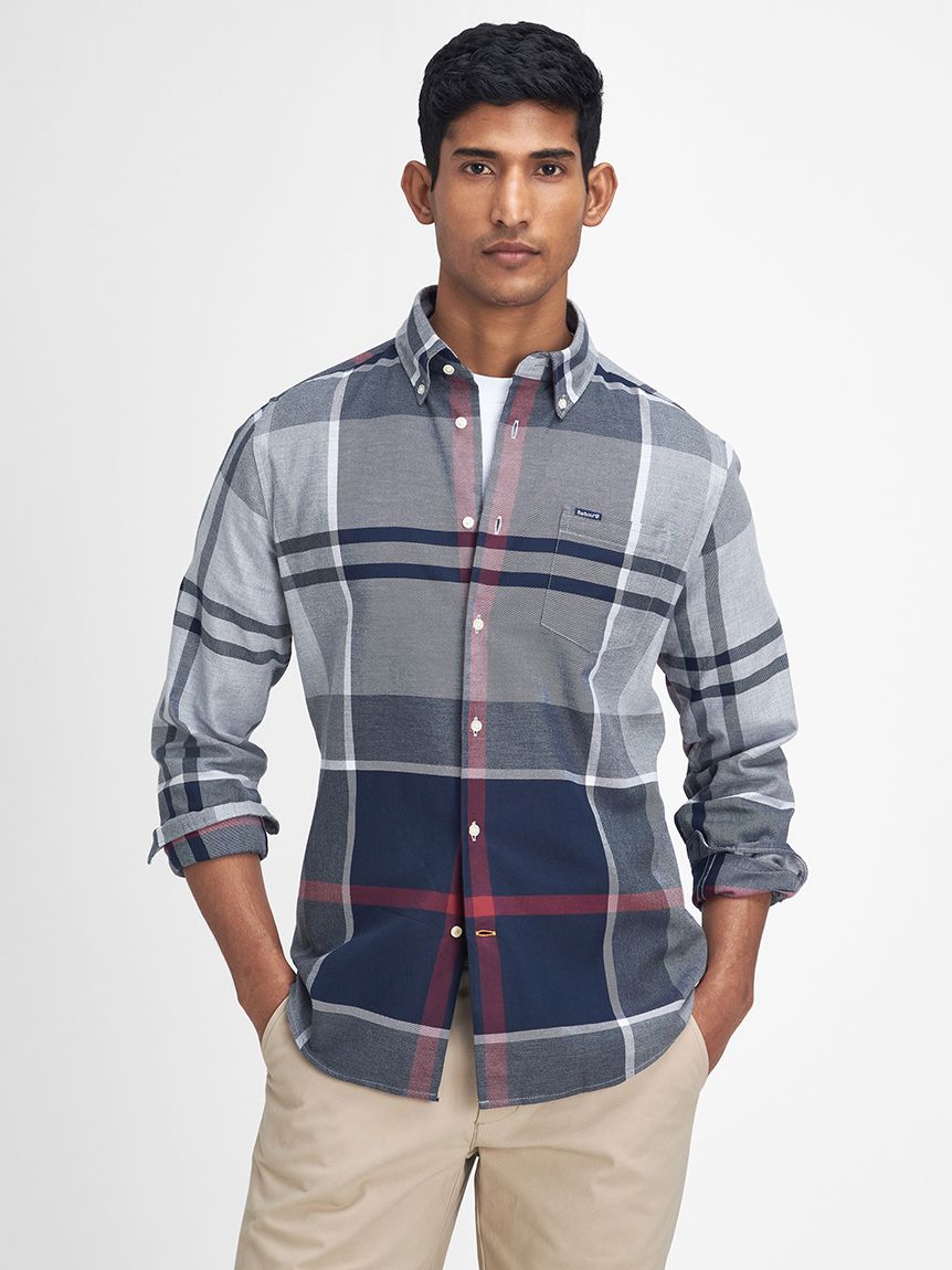 Dunoon タータンチェック ボタンダウン シャツ（テーラードフィット）｜シャツ｜トップス｜バブアー公式オンラインストア（Barbour）