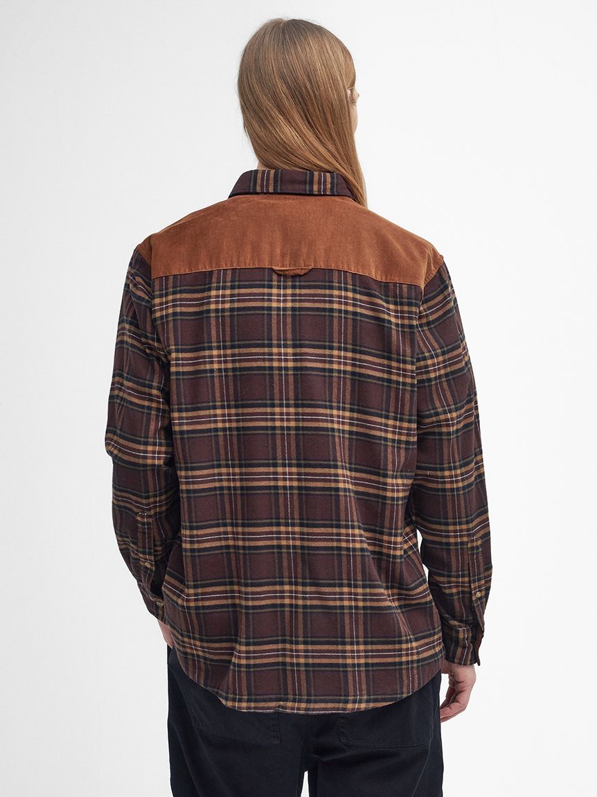 Bryceland's レーヨンシャツ　バーガンディ ハート柄　 40 WOMENS カラーラインスウェットシャツ バーガンディ/072344051
