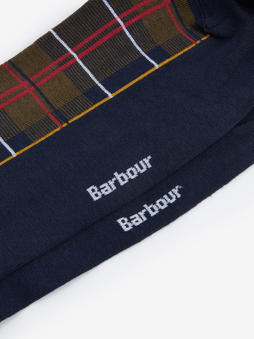 Barbour 長靴 黒 チェック柄 Bede タータンチェック レインブーツ（レディース）｜シューズ