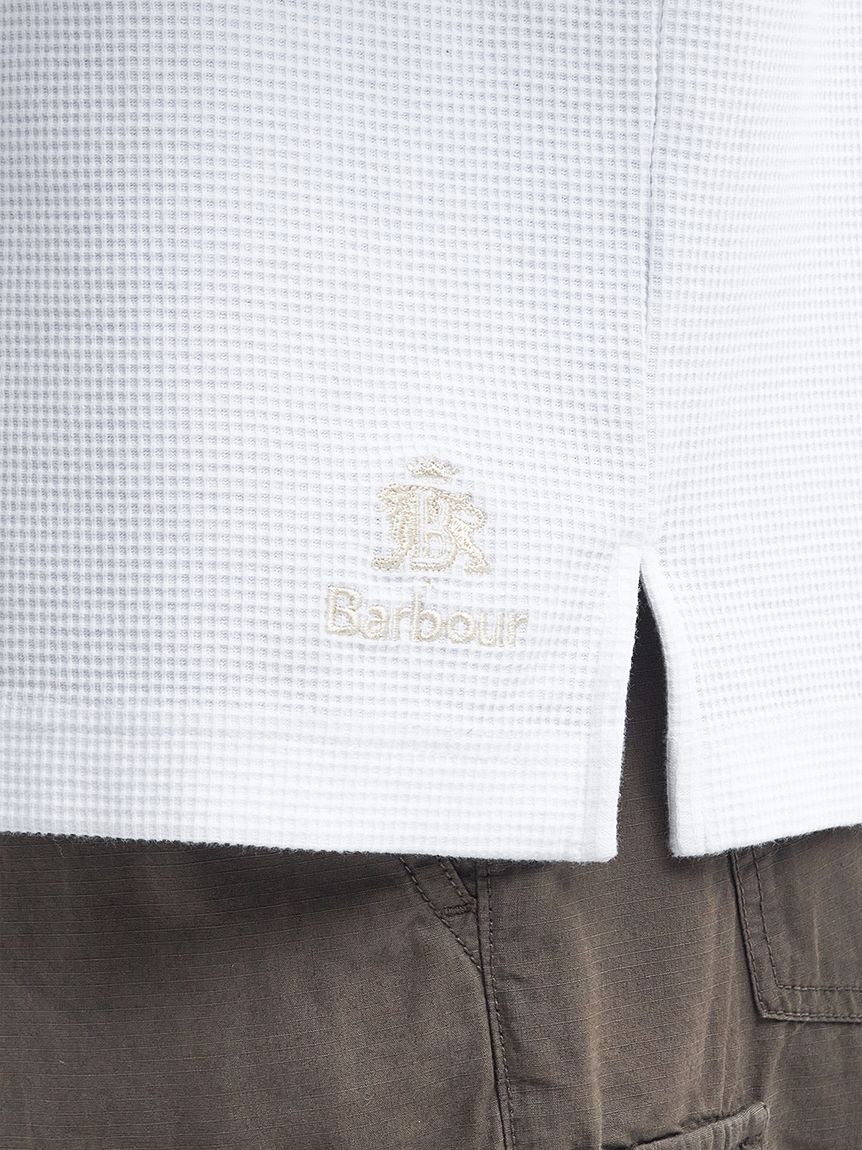 Barbour × BARACUTA》ヘンリーネック Tシャツ（リラックス