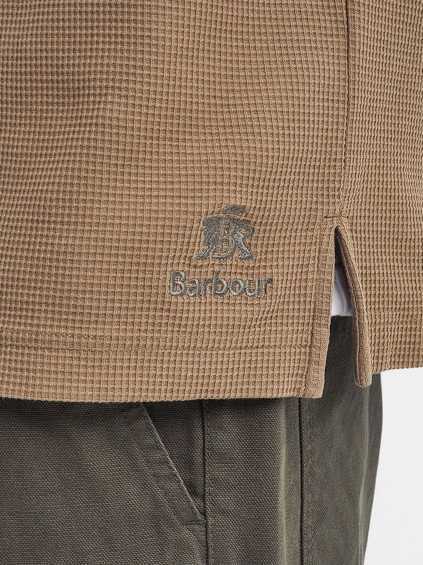 Barbour × BARACUTA》ヘンリーネック Tシャツ（リラックス