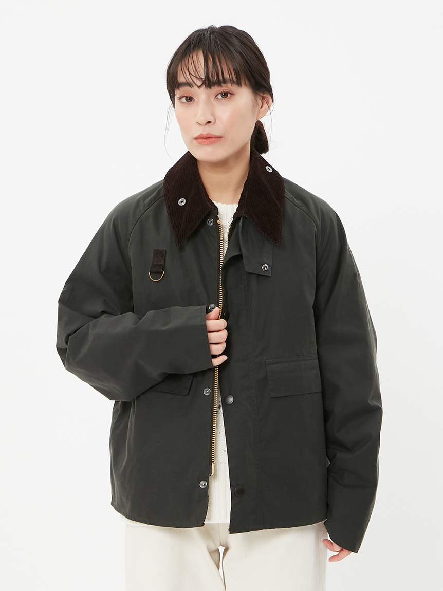 SPEY / スペイ】ワックス コットン ショート ブルゾン(ワックスジャケット)｜JACKETS&COAT｜Barbour（バブアー）の通販サイト  【公式】