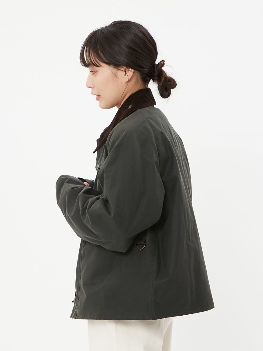 SPEY / スペイ】ワックス コットン ショート ブルゾン(ワックスジャケット)｜JACKETS&COAT｜Barbour（バブアー）の通販サイト  【公式】