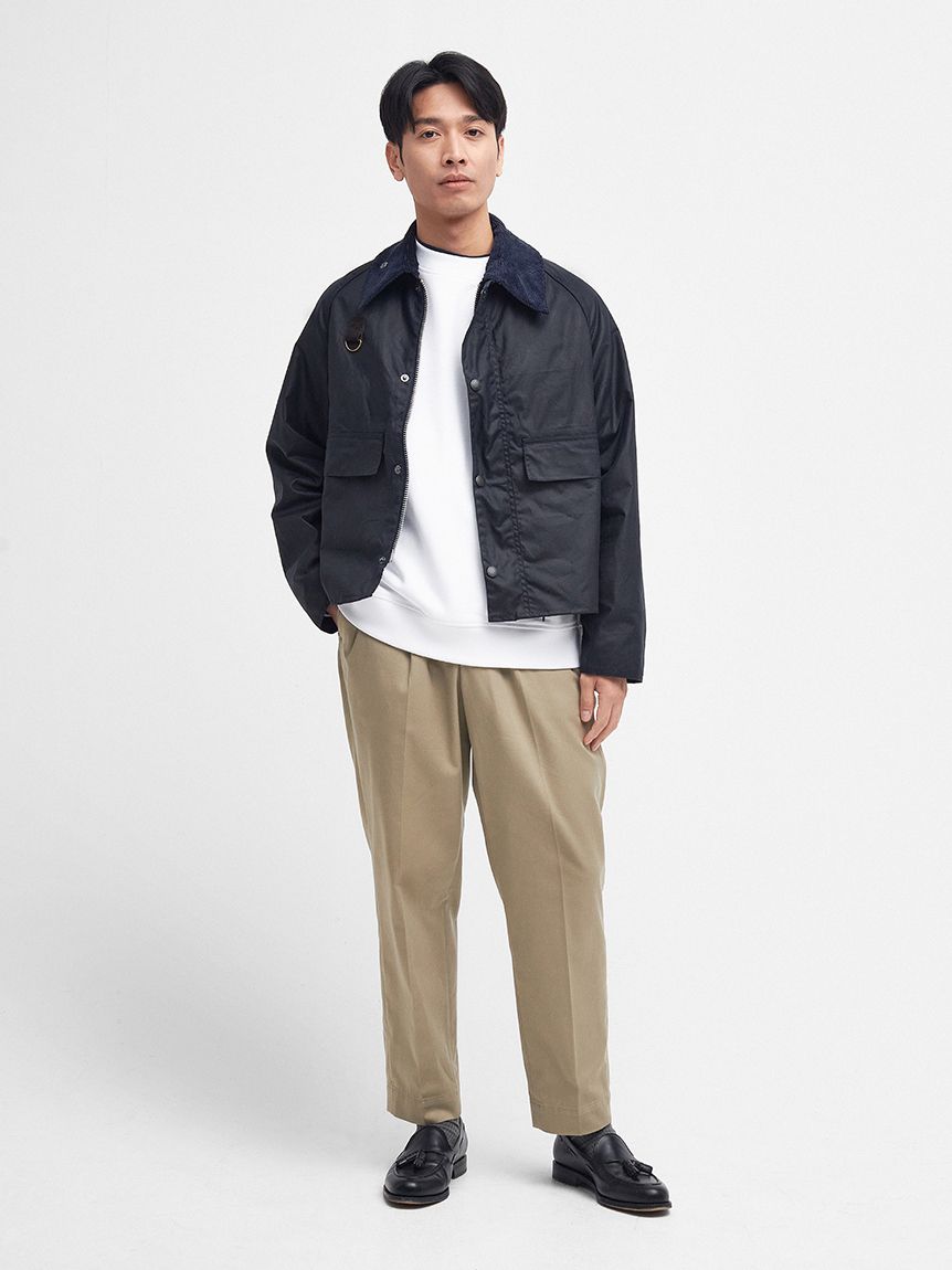 SPEY / スペイ】ワックス コットン ショート ブルゾン(ワックスジャケット)｜JACKETS&COAT｜Barbour（バブアー）の通販サイト  【公式】