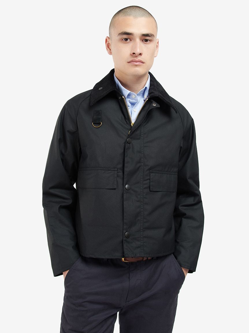 SPEY / スペイ】ワックス コットン ショート ブルゾン(ワックスジャケット)｜JACKETS&COAT｜Barbour（バブアー）の通販サイト  【公式】