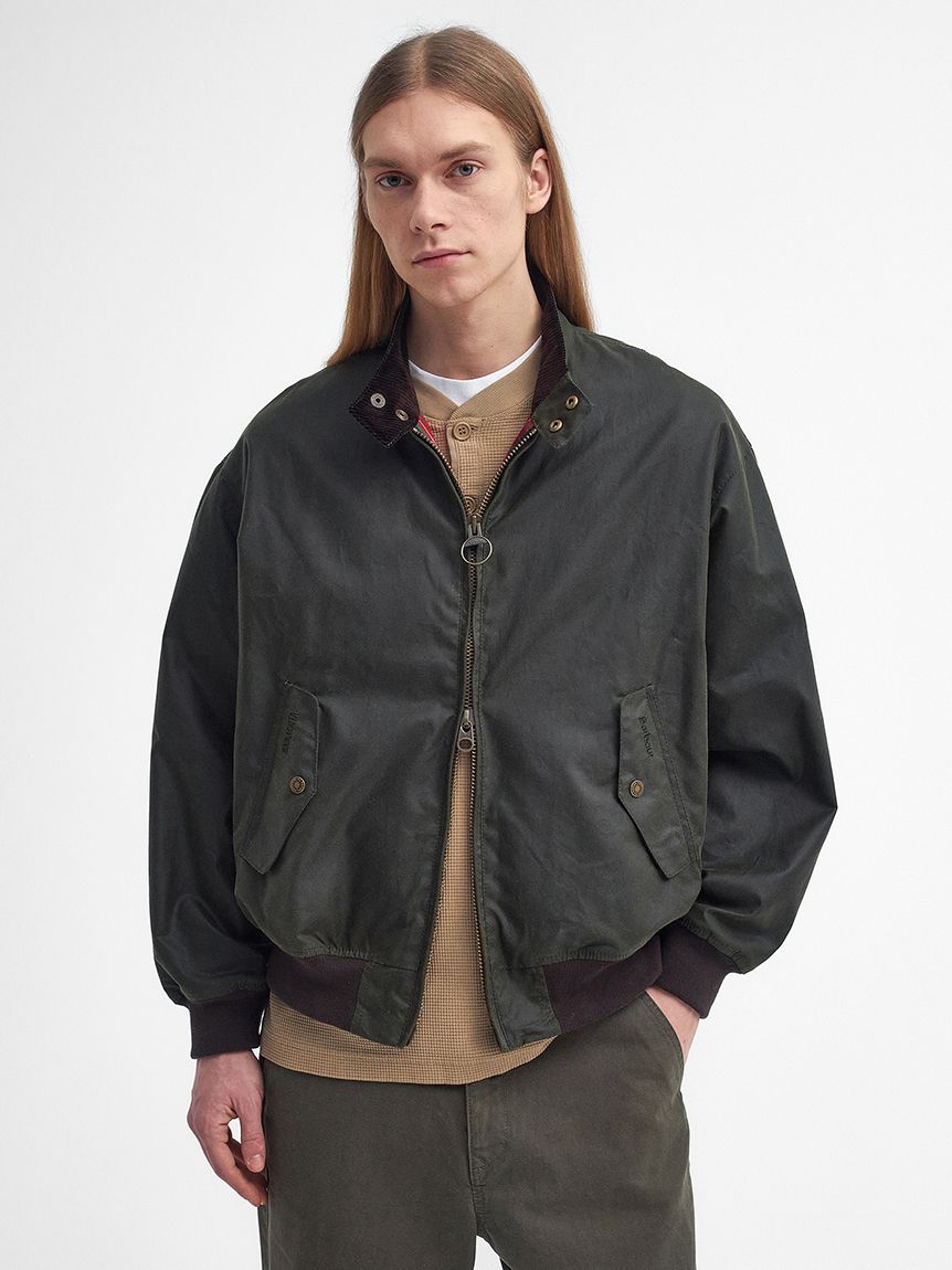 Barbour × Baracuta》G9 オリーブ Mサイズ
