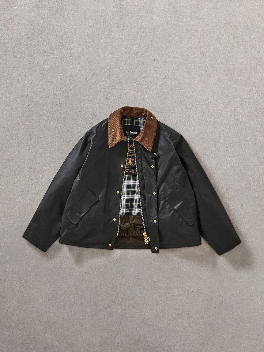 130周年記念モデル【TRANSPORT / トランスポート】ワックス コットン ブルゾン(ワックスジャケット)｜JACKETS&COAT｜ Barbour（バブアー）の通販サイト 【公式】