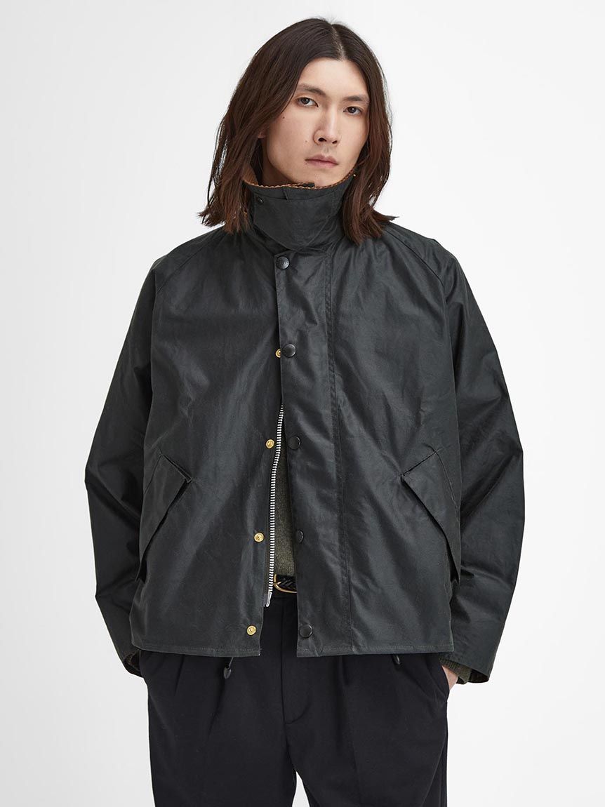 130周年記念モデル【TRANSPORT / トランスポート】ワックス コットン ブルゾン(ワックスジャケット)｜JACKETS&COAT｜ Barbour（バブアー）の通販サイト 【公式】