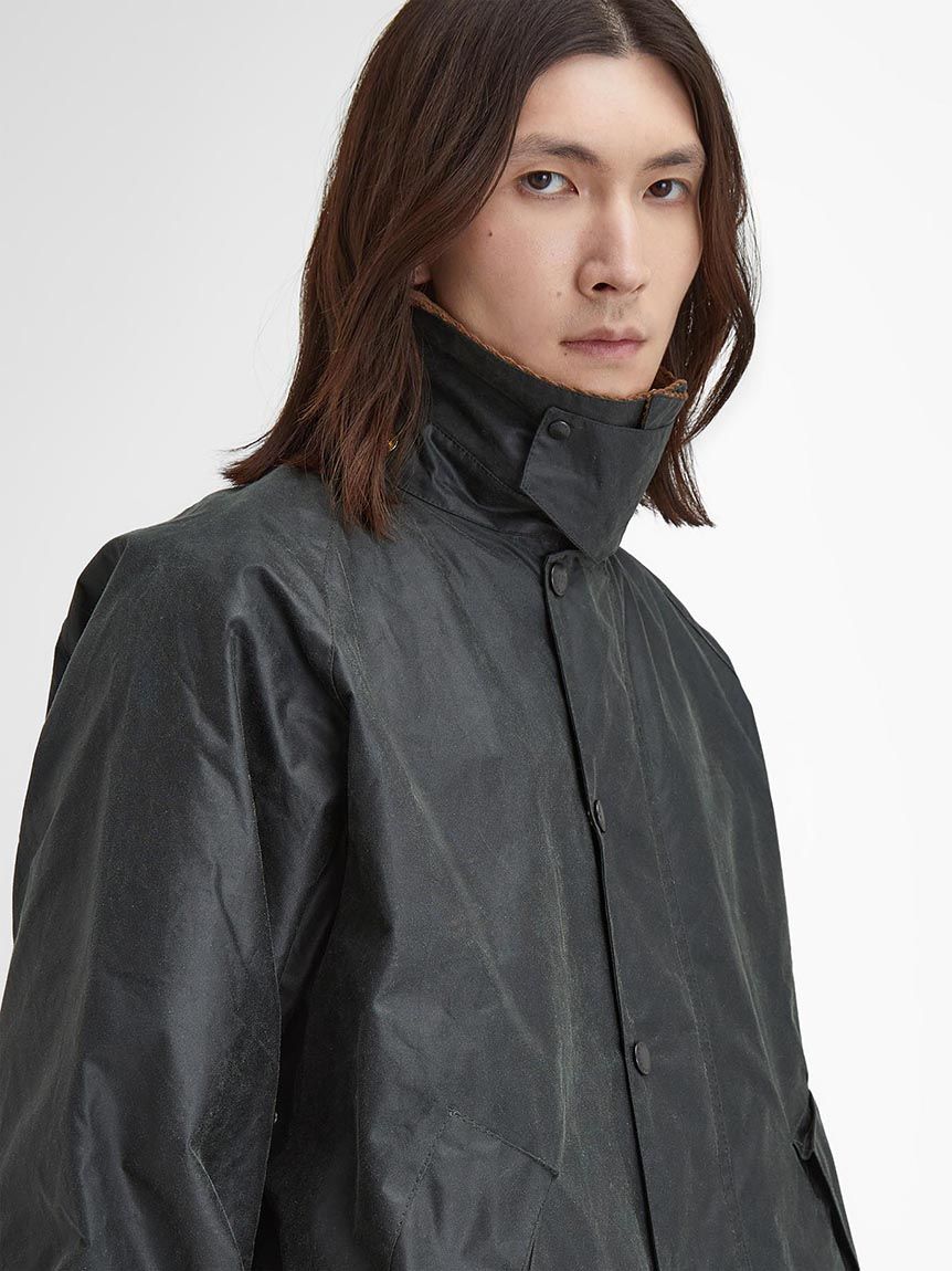 130周年記念モデル【TRANSPORT / トランスポート】ワックス コットン ブルゾン(ワックスジャケット)｜JACKETS&COAT｜ Barbour（バブアー）の通販サイト 【公式】