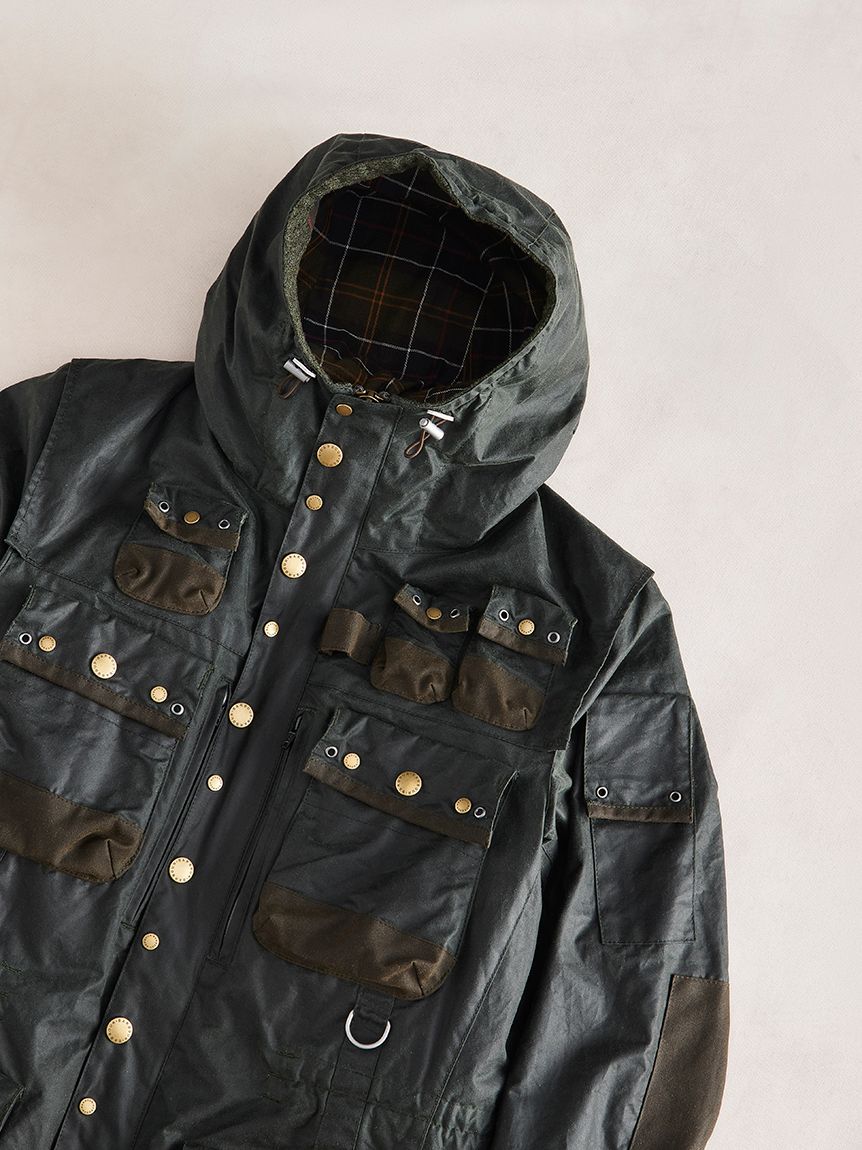 Barbour × TO KI TO》ミリタリー ワックス コットン ブルゾン(ワックスジャケット)｜JACKETS&COAT｜Barbour（バブアー）の通販サイト  【公式】