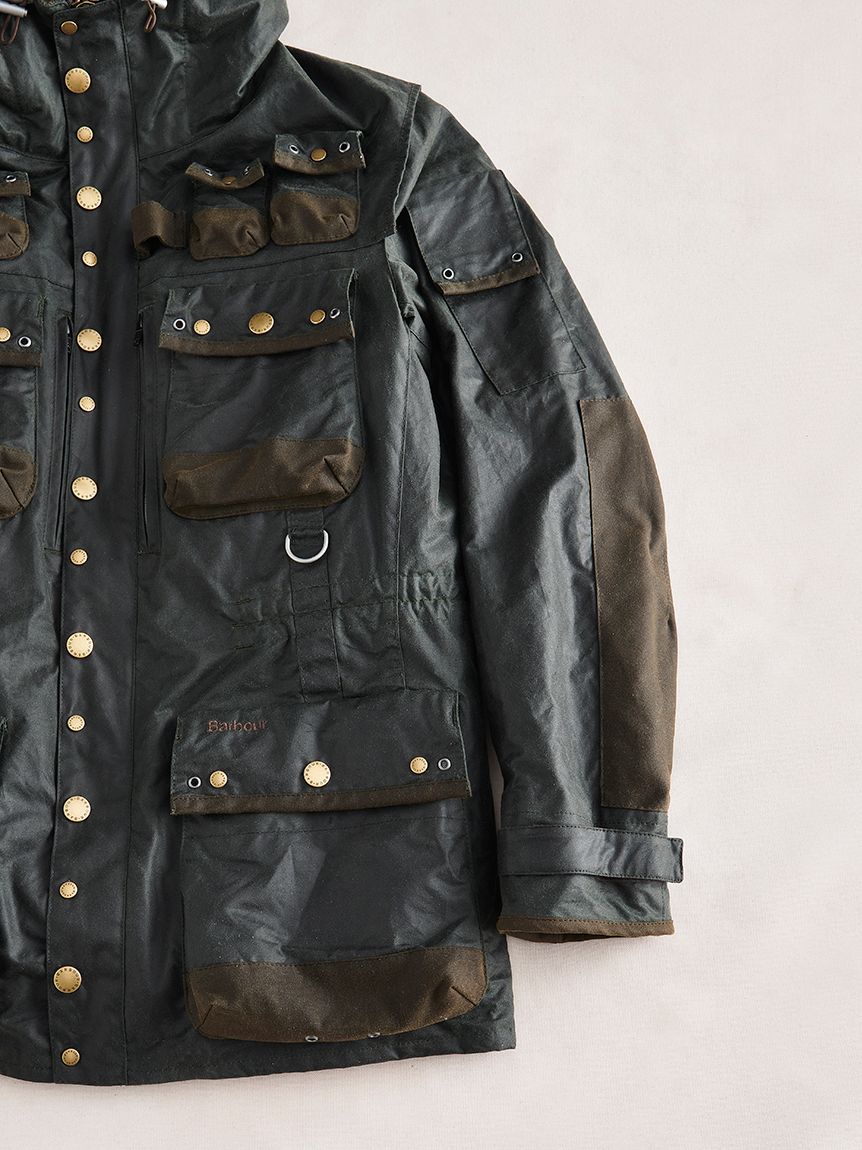 Barbour × TO KI TO》ミリタリー ワックス コットン ブルゾン(ワックスジャケット)｜JACKETS&COAT｜Barbour（バブアー）の通販サイト  【公式】