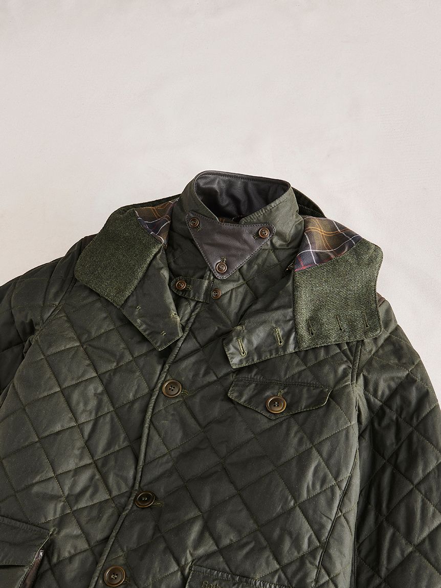 Barbour × TO KI TO》ドライビング キルティング ワックス ブルゾン(ワックスジャケット)｜JACKETS&COAT｜Barbour（ バブアー）の通販サイト 【公式】