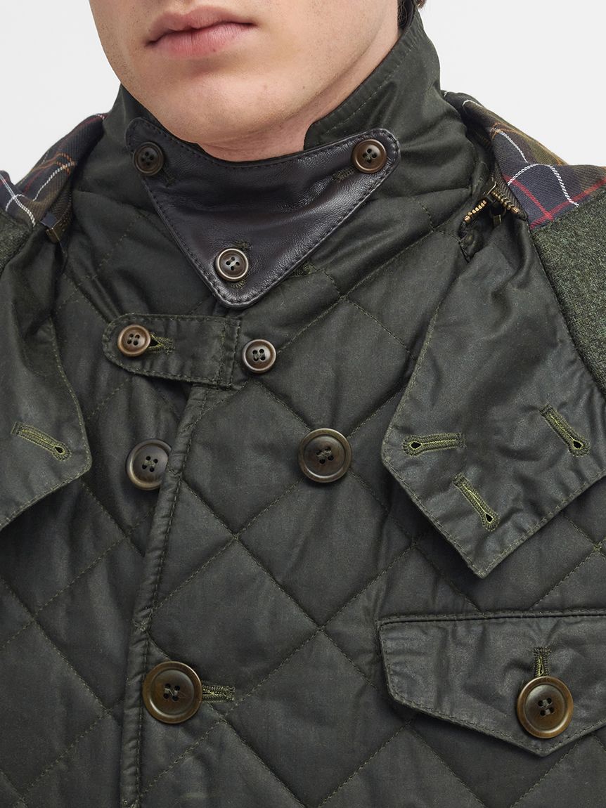 Barbour × TO KI TO》ドライビング キルティング ワックス ブルゾン(ワックスジャケット)｜JACKETS&COAT｜Barbour（ バブアー）の通販サイト 【公式】