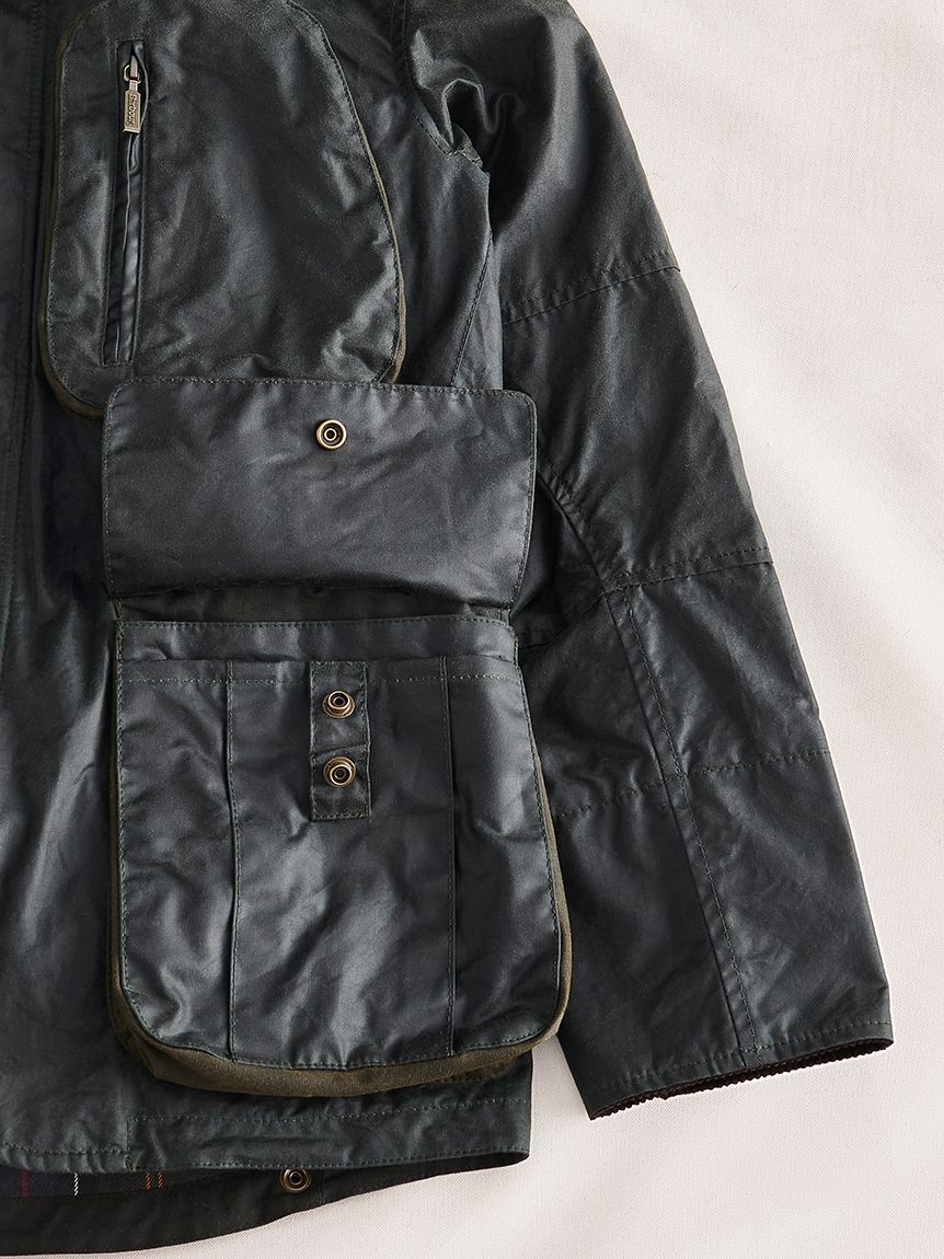 Barbour × TO KI TO》アウトランド ワックス コットン ブルゾン(ワックスジャケット)｜JACKETS&COAT｜Barbour（ バブアー）の通販サイト 【公式】