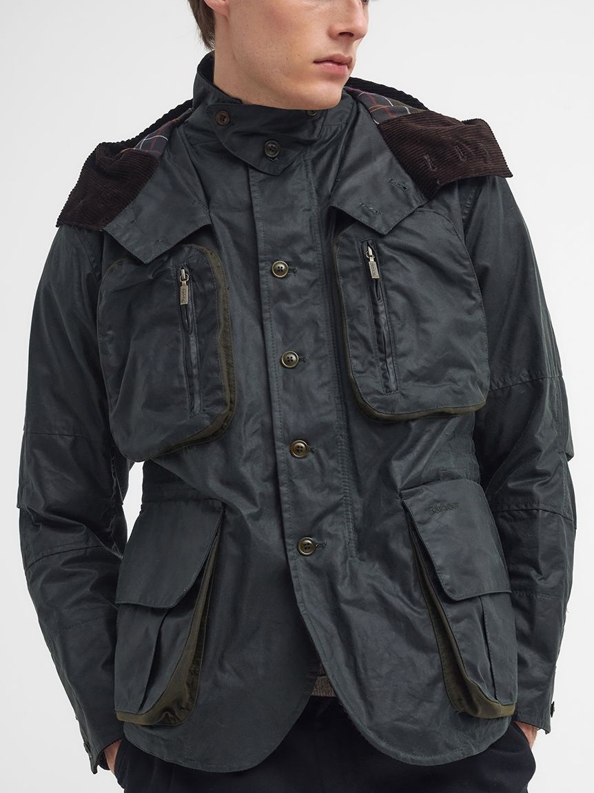 Barbour × TO KI TO》アウトランド ワックス コットン ブルゾン(ワックスジャケット)｜JACKETS&COAT｜Barbour（ バブアー）の通販サイト 【公式】