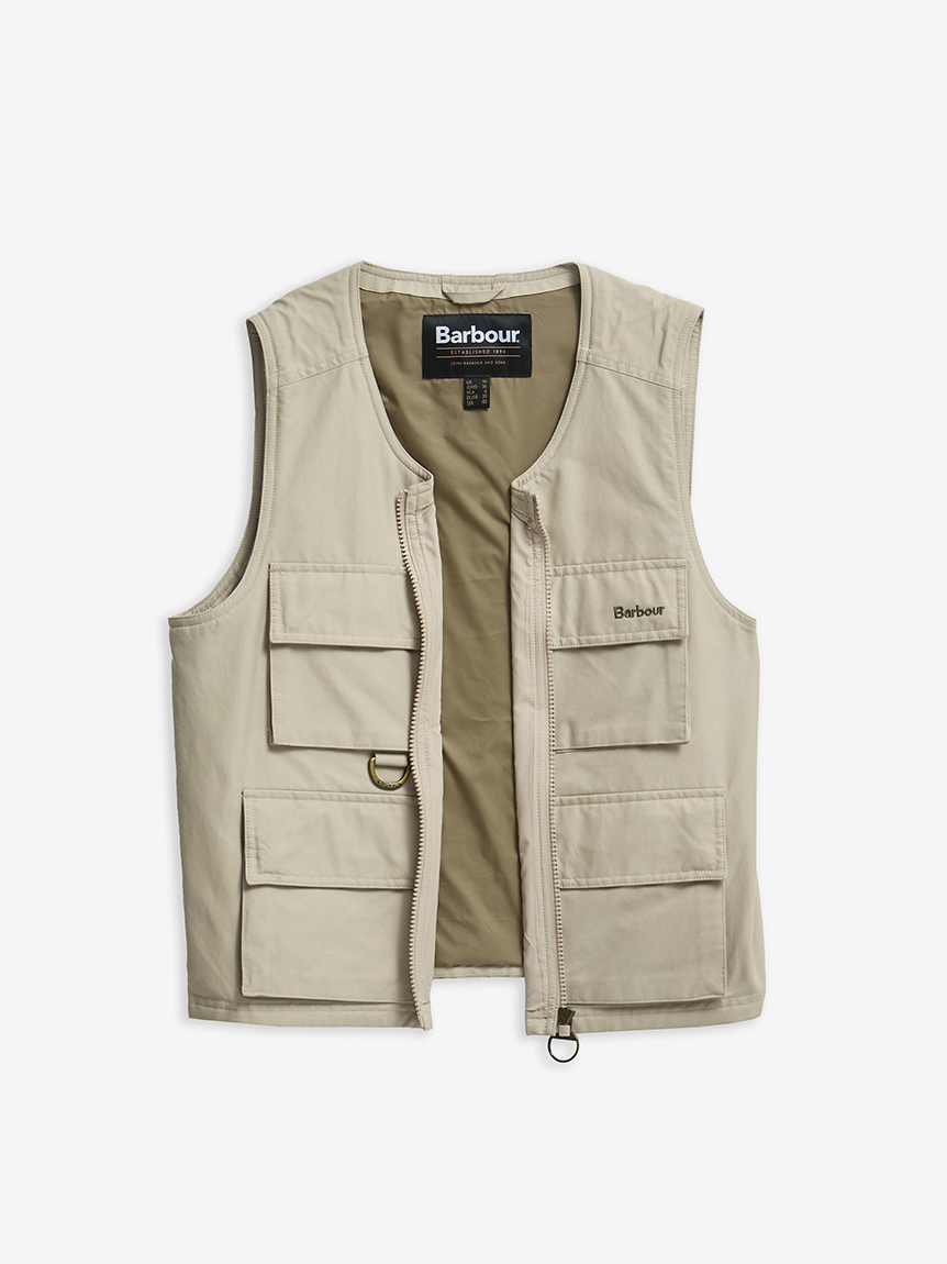 Mint 80s　Barbour TREKKER ベスト　L バブアー 熱い販売 Mint 80s バブアー L ベスト TREKKER Barbour