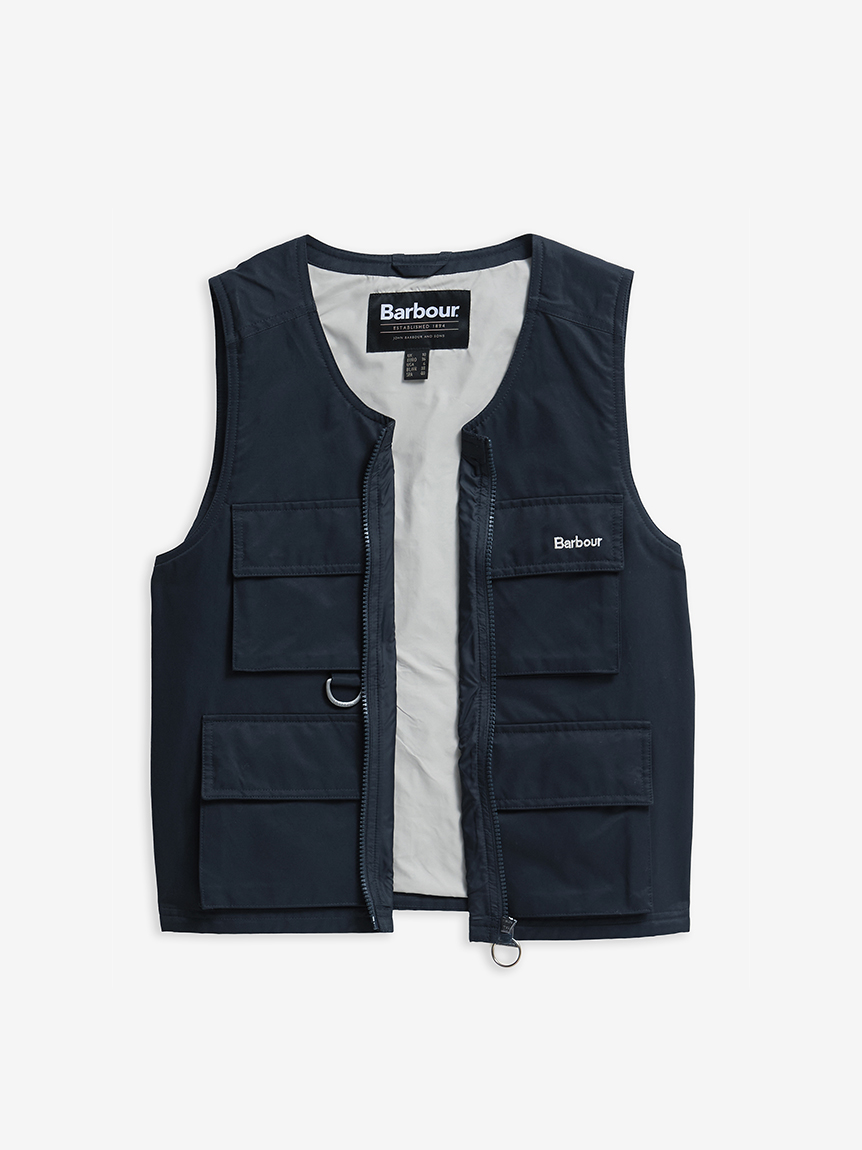 Barbour ベスト Barbour ベスト ジレ BARBOUR/バブアー/フロントジップ ファー