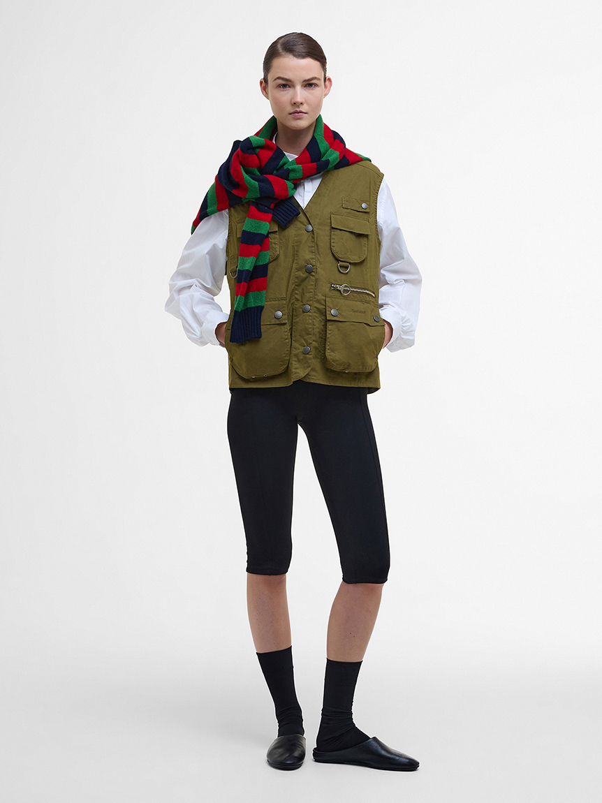 Barbour × BARACUTA》ワックスコットン ベスト｜ベスト｜ベスト
