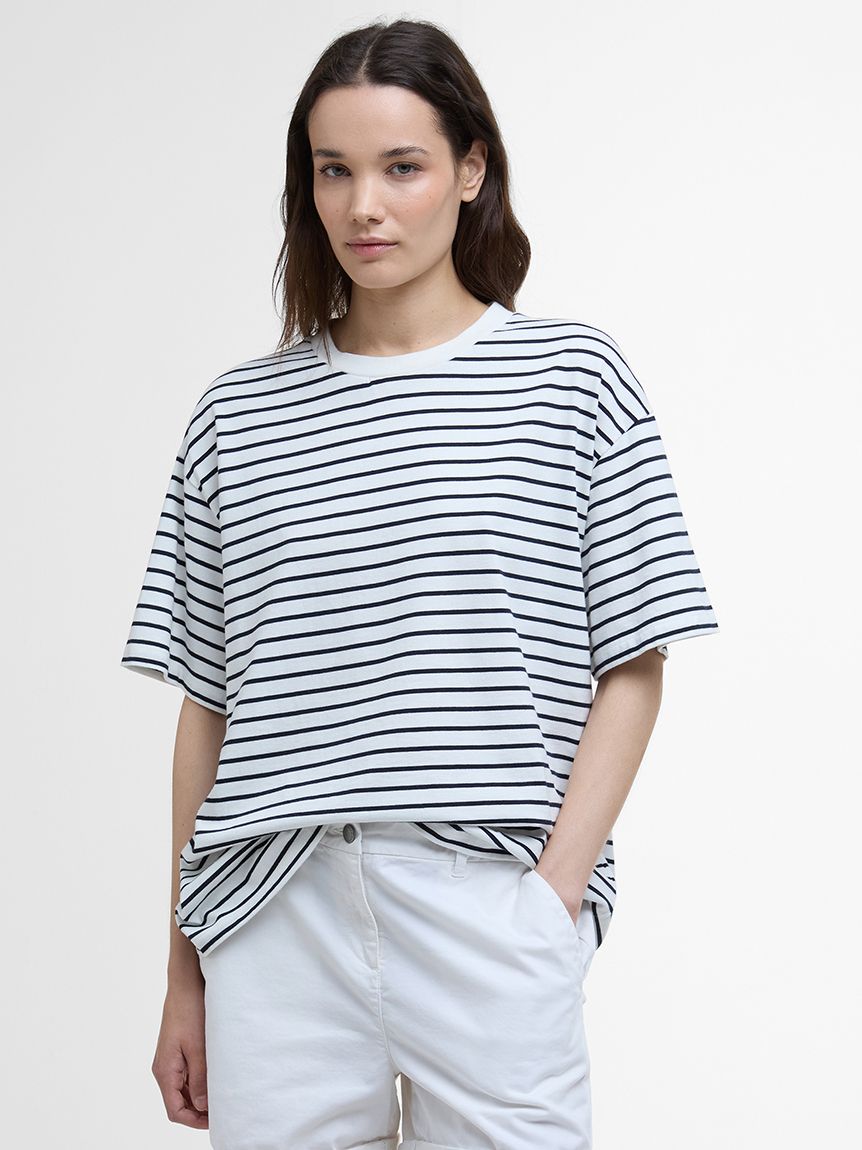 白ボーダー t1001h様 Millie ボーダー Tシャツ｜Tシャツ｜トップス｜バブアー公式