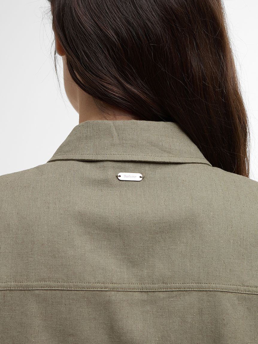 ブラウス シャツ Cary コットンリネンシャツ レディース メンズ Cary コットンリネンシャツ｜シャツ｜トップス｜バブアー公式