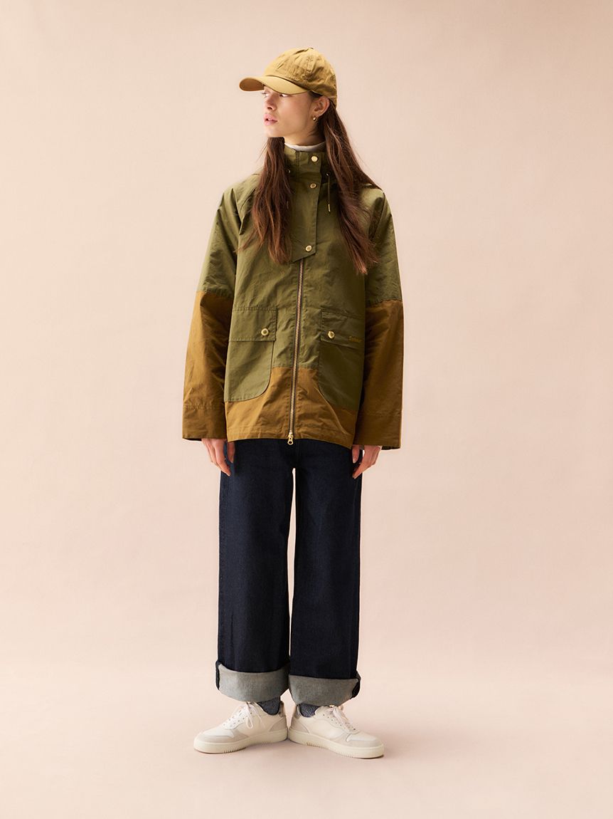 【Barbour】Hayley シャワープルーフ ブルゾン【関税送料込】 Hayley シャワープルーフ ブルゾン|ノンワックスジャケット