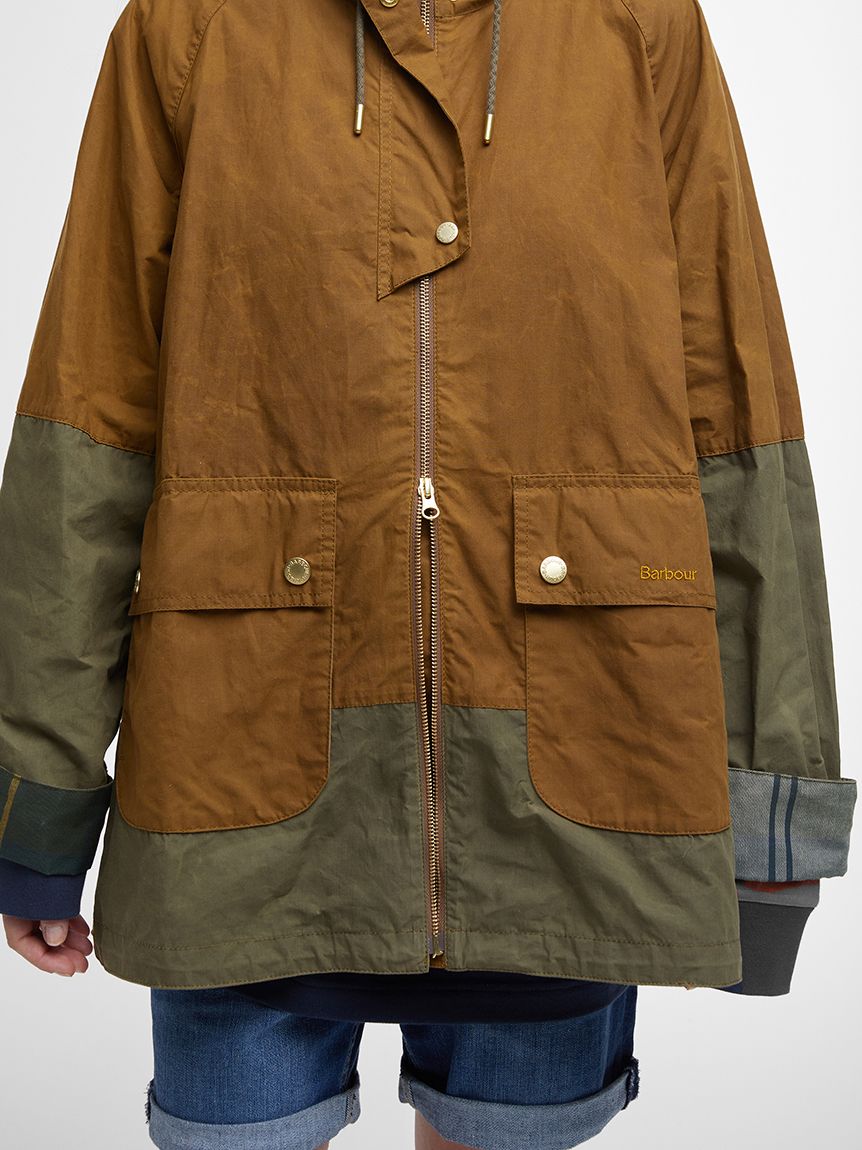 【Barbour】Hayley シャワープルーフ ブルゾン【関税送料込】 Hayley シャワープルーフ ブルゾン｜ノンワックスジャケット