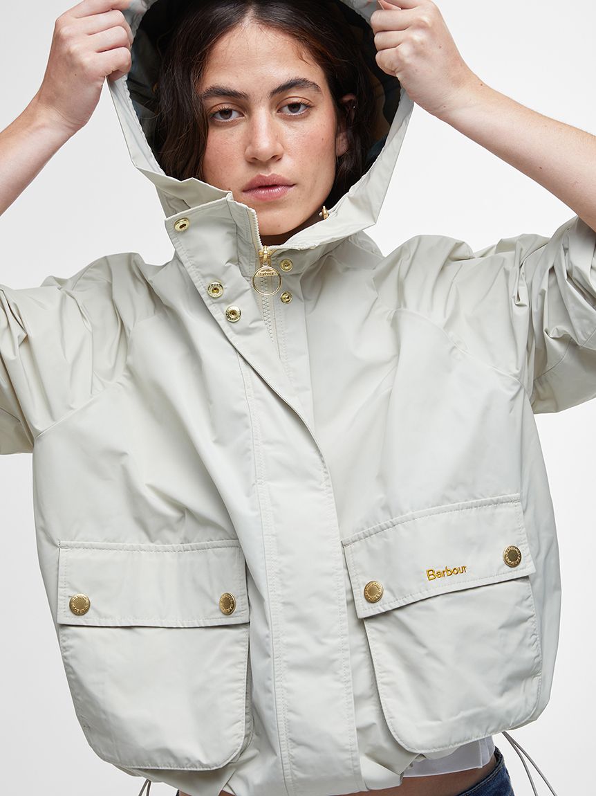 関税込◆Barbour Mae シャワープルーフ ノンワックス ジャケット Mae シャワープルーフ ノンワックス ジャケット｜ノンワックス