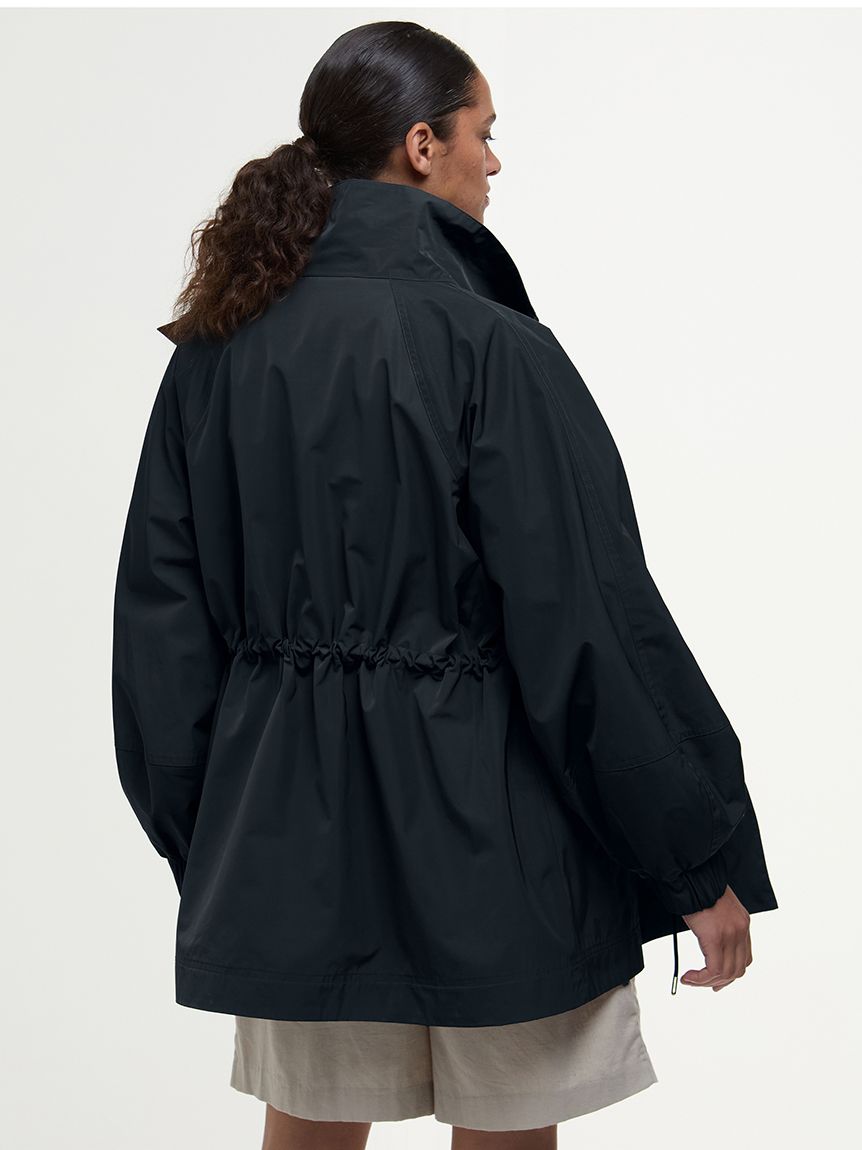 ネイビー パフスリーブ ジャケット Barbour】 ビデイル 2レイヤーブルゾン（ノンワックス